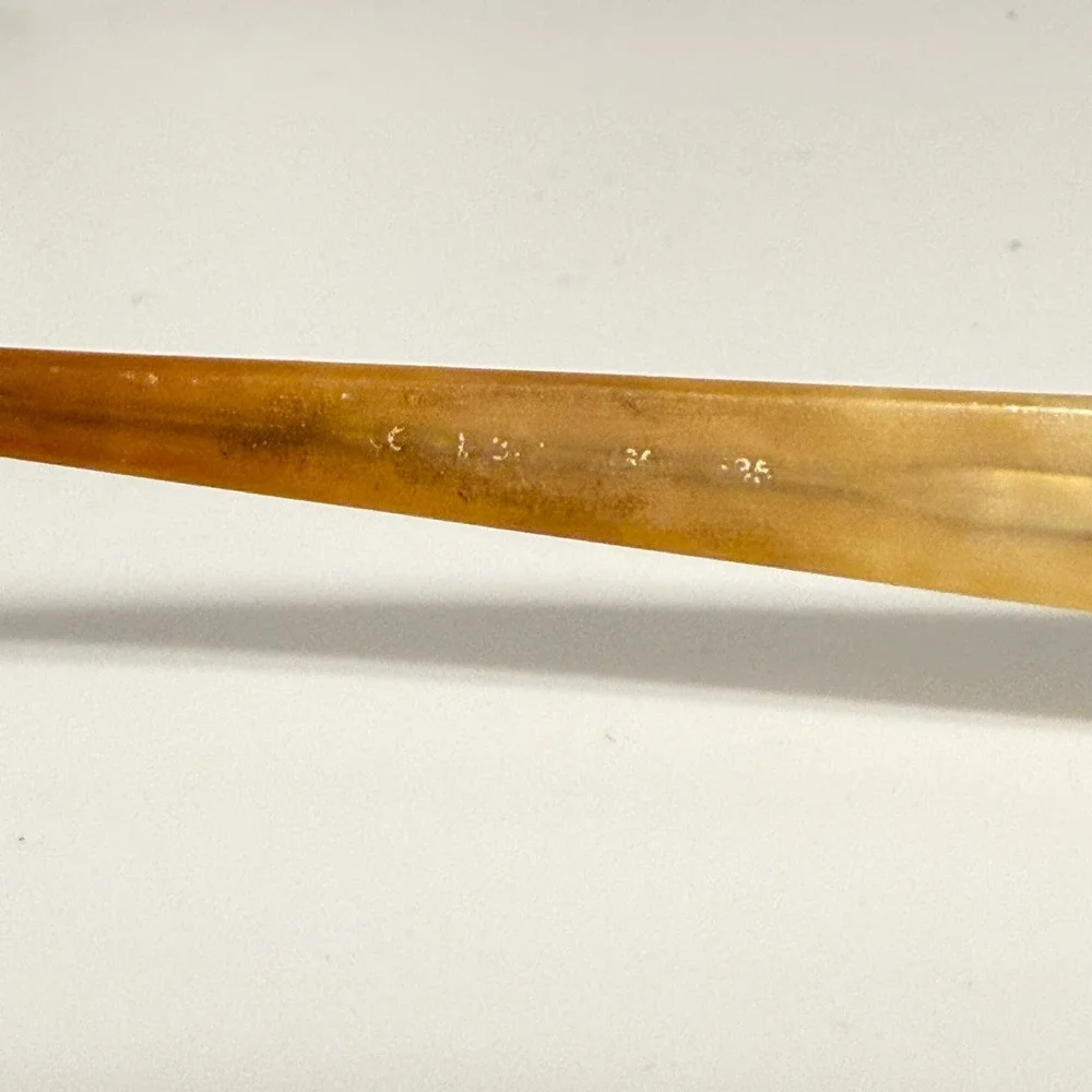 Liz Claiborne Eyeglasses Frames‎ Brown Gold Rectangle L135 49-18-135 23310